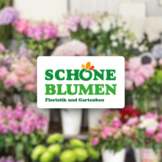 Schöne Blumen Floristik und Gartenbau